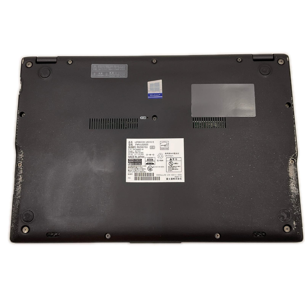 【全額返金保証】【最速発送】富士通 LIFEBOOK U9310/E i5-10310U 1.7GHz 8GB M.2 SSD 512GB 45.9% 動作確認済