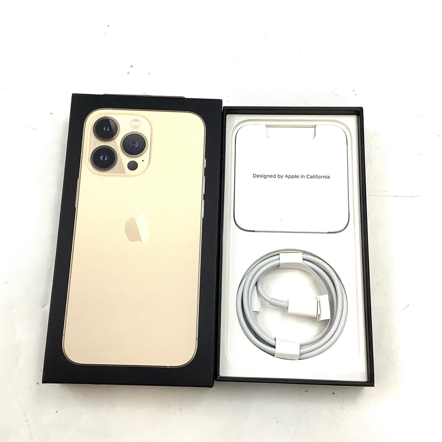 【全額返金保証】【最速発送】Apple iPhone iPhone 13 Pro 128GB ゴールド au SIMフリー 白ロム 美品 動作確認済 82%