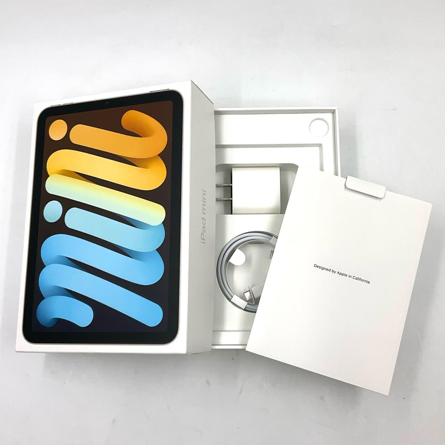 【全額返金保証】【最速発送】Apple iPad mini 8.3インチ 第6世代 64GB スターライト WiFi+Cellular 白ロム 美品 動作確認済