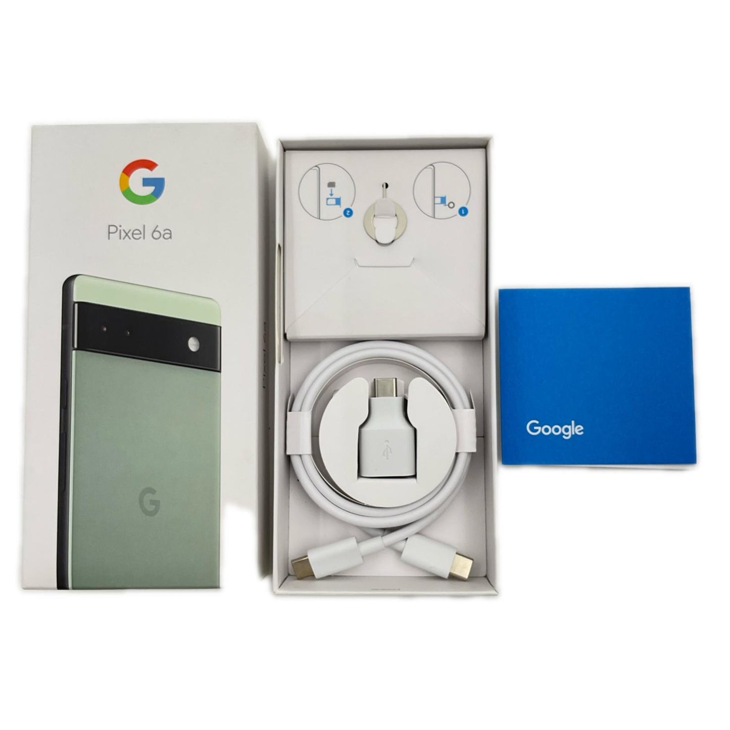 【全額返金保証】【最速発送】Google Pixel 6a 128GB Sage au GB17L 白ロム 超美品 動作確認済