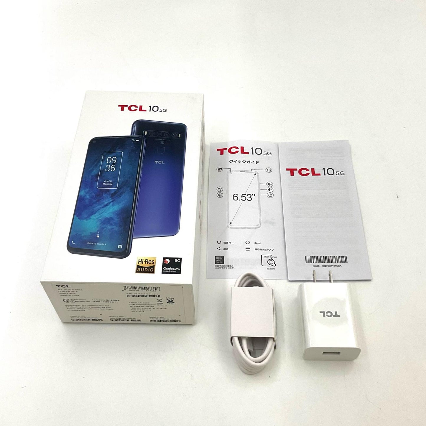 【全額返金保証】【最速発送】 TCL 10 5G 128GB マーキュリーグレイ SIMフリー T790H 白ロム 美品 動作確認済