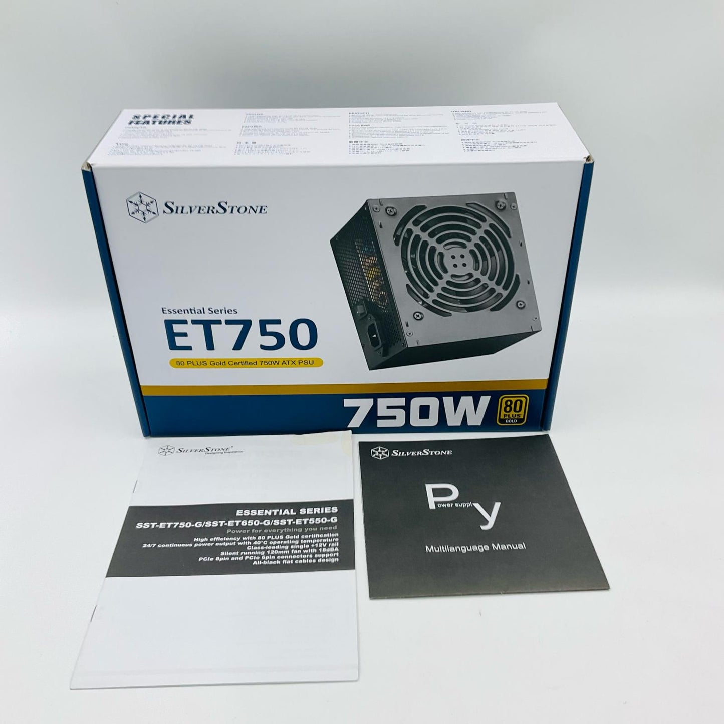【全額返金保証】【最速発送】SILVERSTONE 電源ユニット ATX12V v2.4 750W 電源ユニット SST-ET750-G 美品 動作確認済