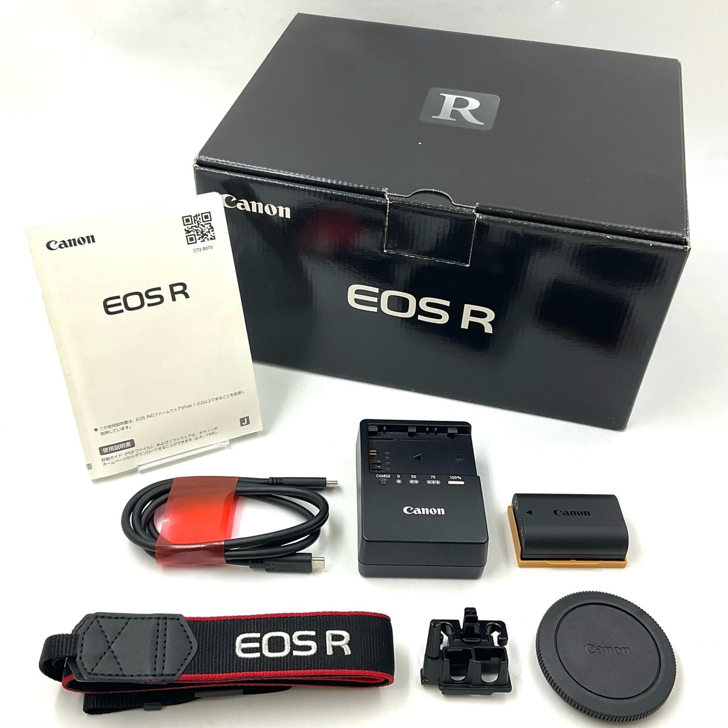 【全額返金保証】【最速発送】Canon デジタル一眼 EOS R ボディ ブラック 動作確認済