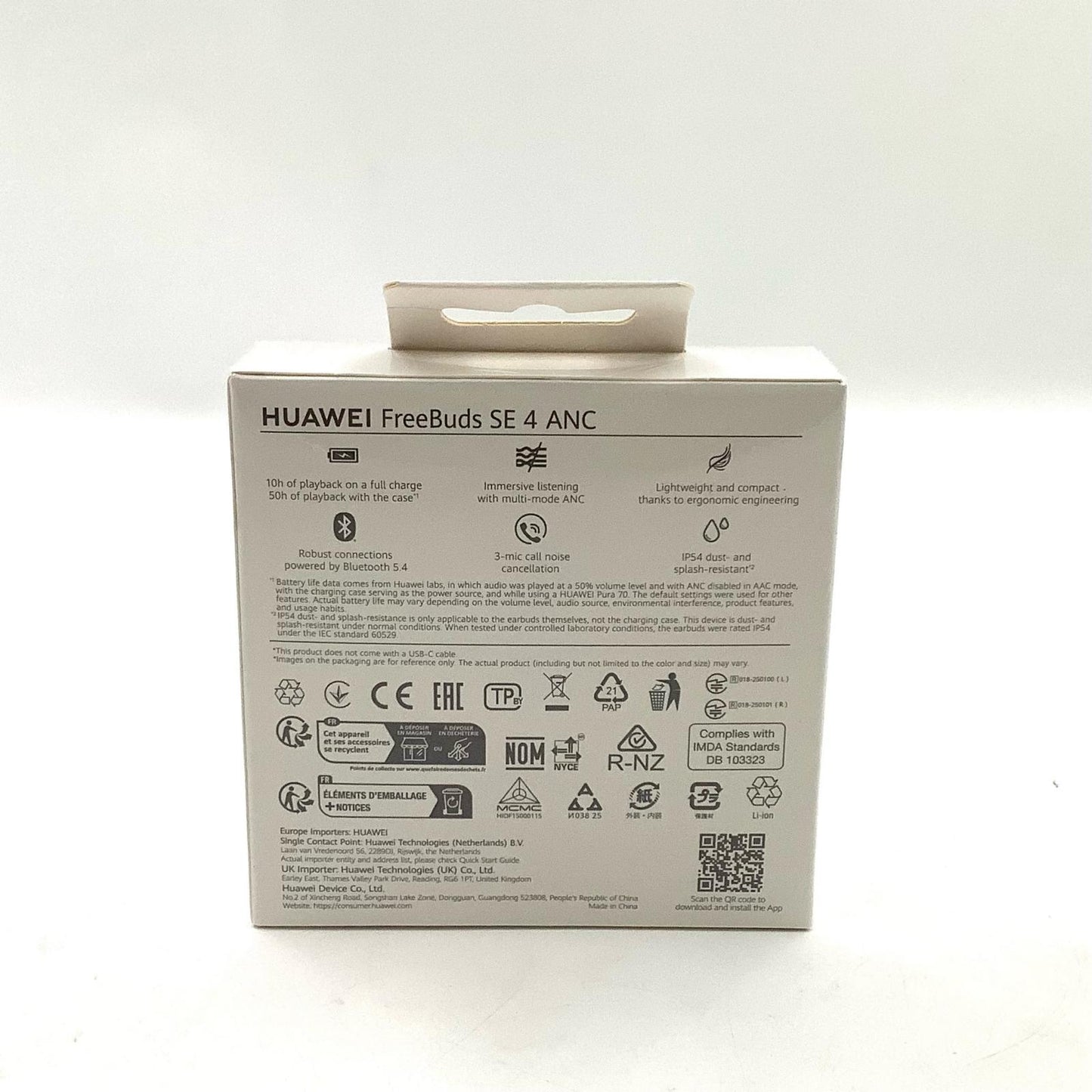 【全額返金保証】【最速発送】HUAWEI FreeBuds SE 4 ANC 新品未開封 即納OK