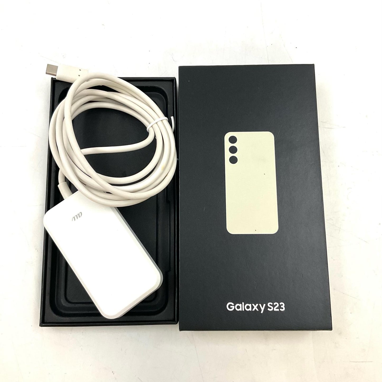 【全額返金保証】【最速発送】SAMSUNG Galaxy S23 256GB クリーム au SIMフリー SCG19 白ロム 美品 動作確認済