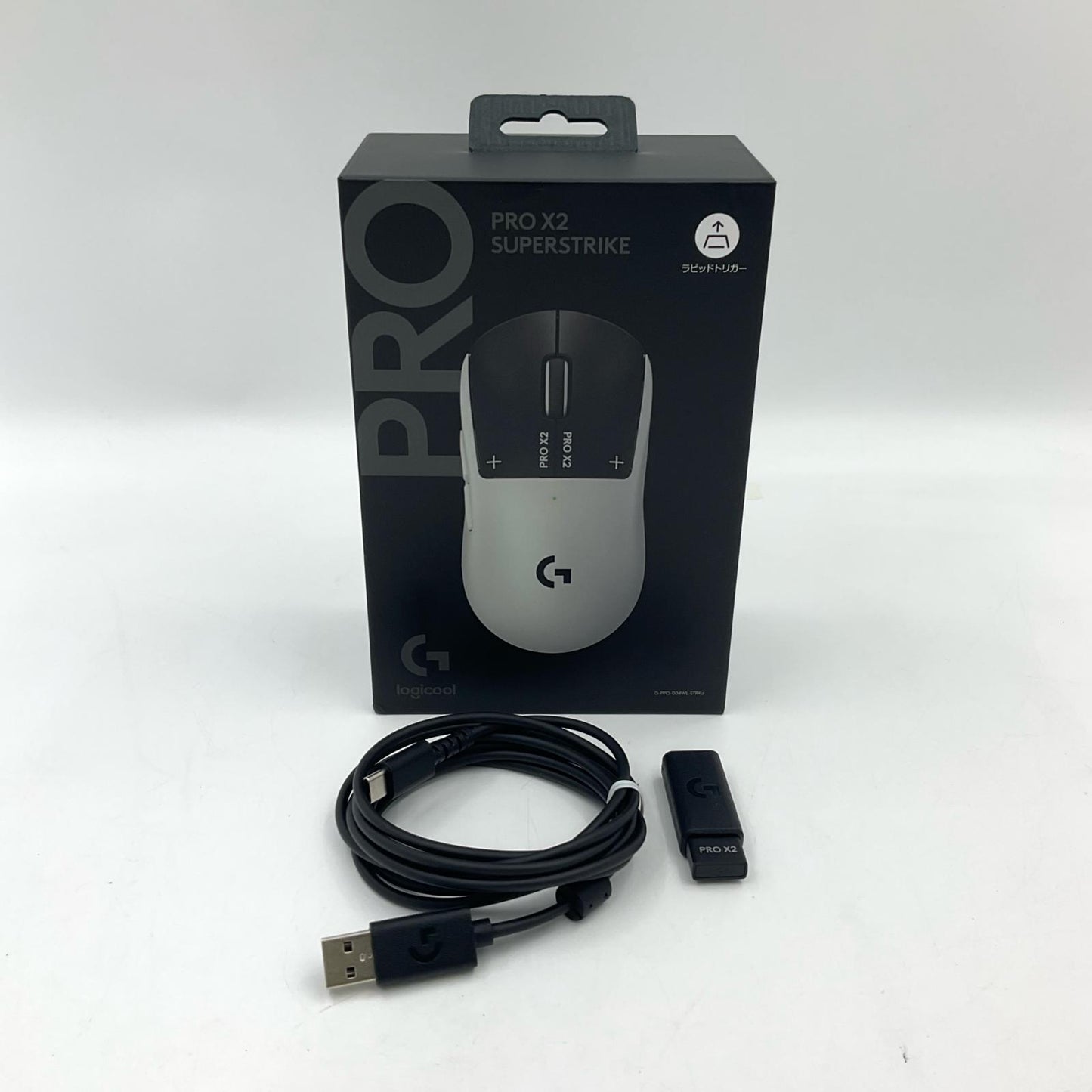 【全額返金保証】【最速発送】Logicool G-PPD-004WL-STRkd PRO X2SUPERSTRIKE 美品 動作確認済