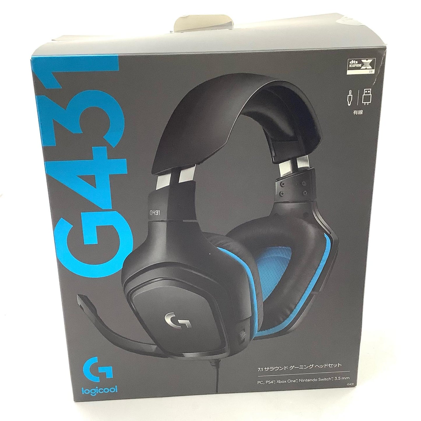 【全額返金保証】【最速発送】Logicool 7.1 Surround Gaming Headset G431 美品 動作確認済