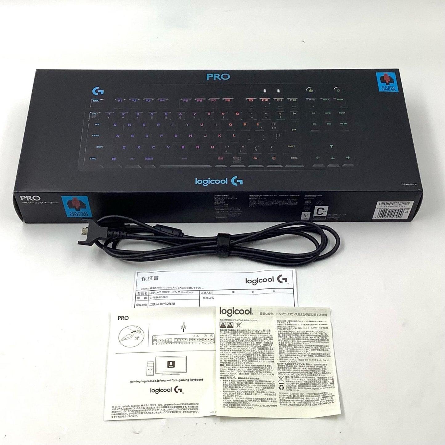 【全額返金保証】【最速発送】Logicool G-PKB-002LN 美品 動作確認済