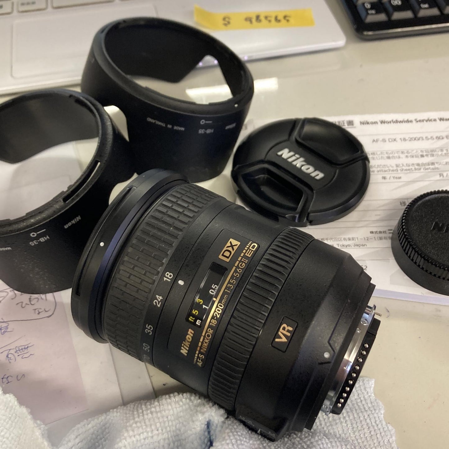 【全額返金保証】【最速発送】Nikon AF-S DX NIKKOR 18-200mm f/3.5-5.6G ED VR II 美品 動作確認済