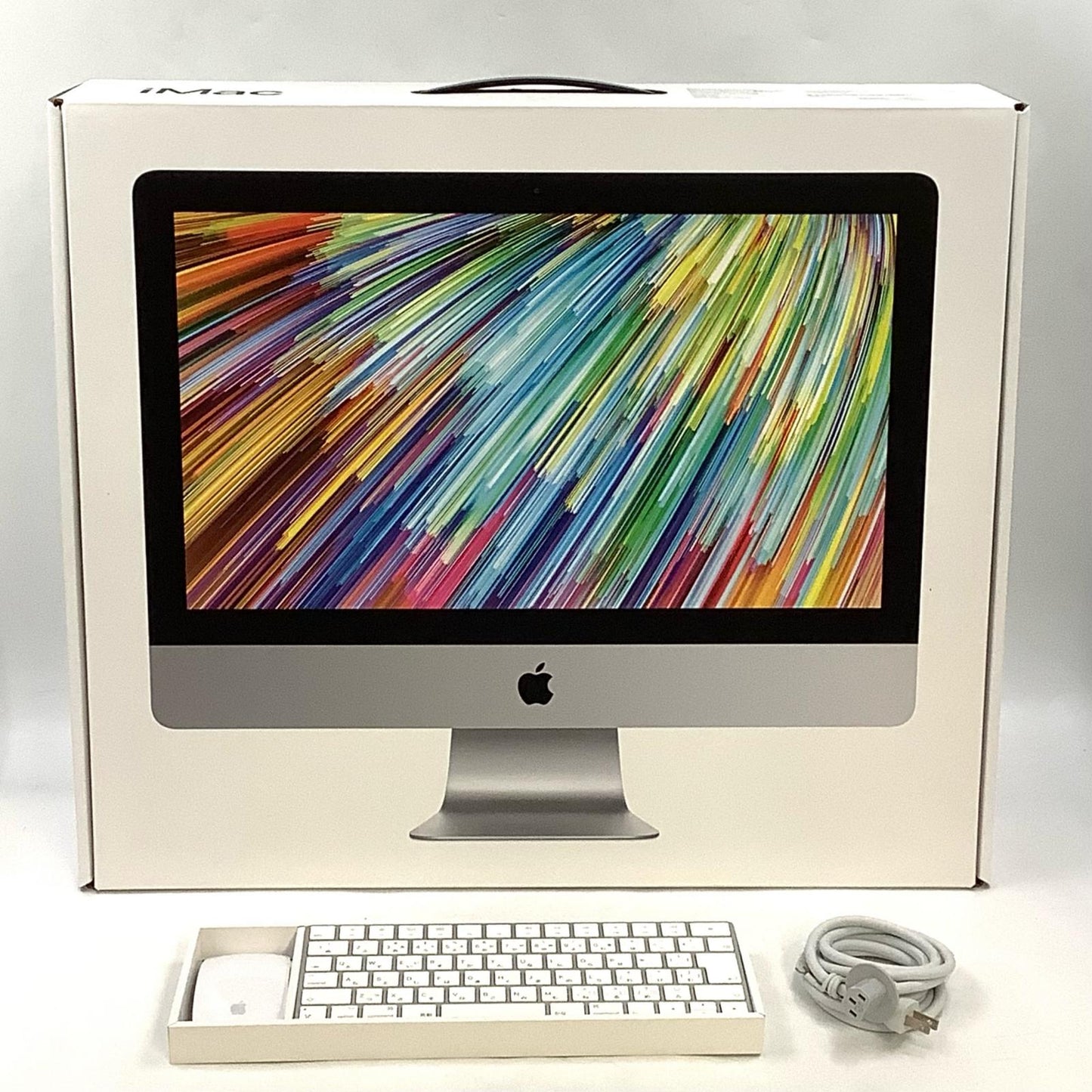 【全額返金保証】【最速発送】Apple iMac 21.5インチ クアッドコア intel core i3 8GB HDD 1TB シルバー 美品 動作確認済