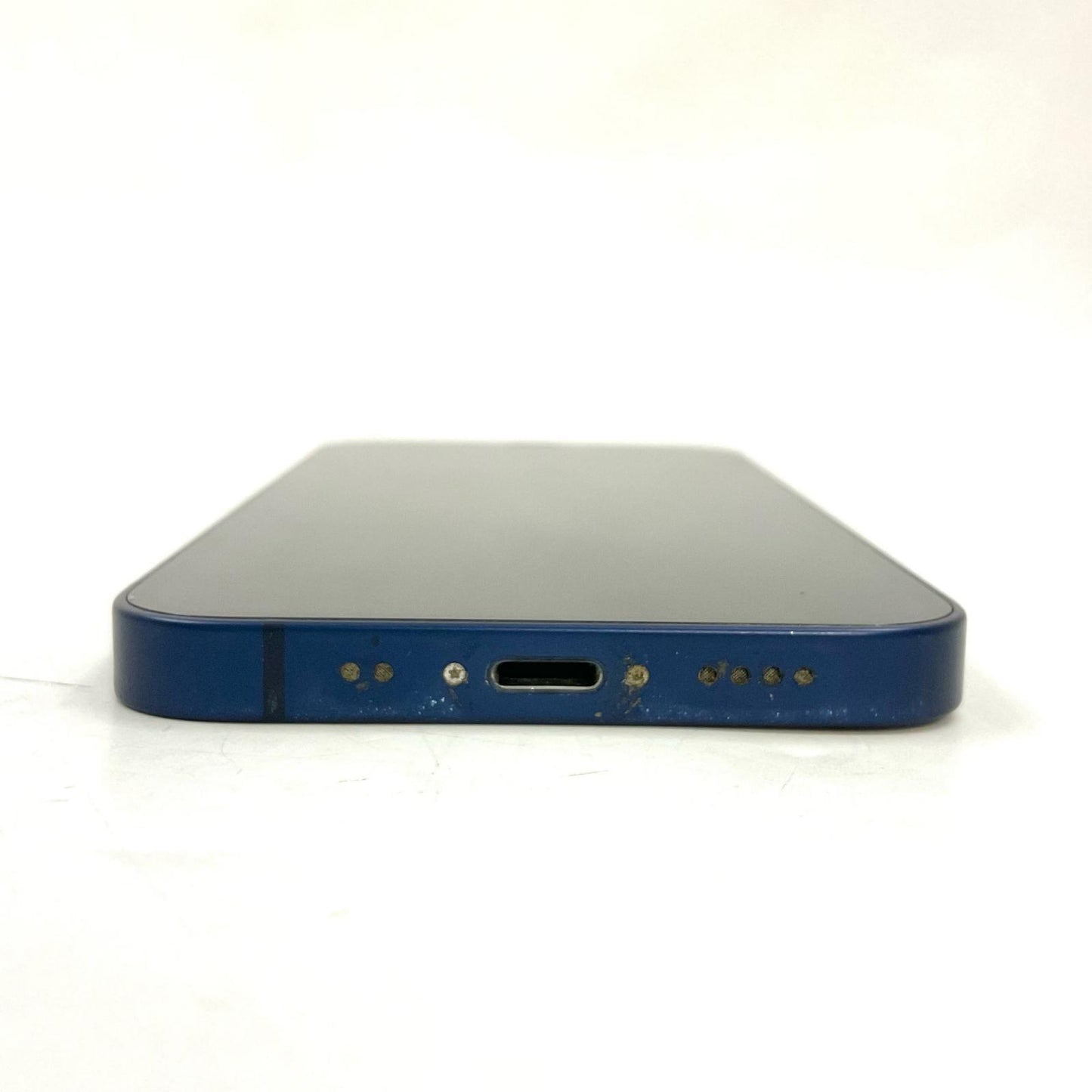 【全額返金保証】【最速発送】Apple iPhone iPhone 12 mini 128GB ブルー au 白ロム 動作確認済 77%