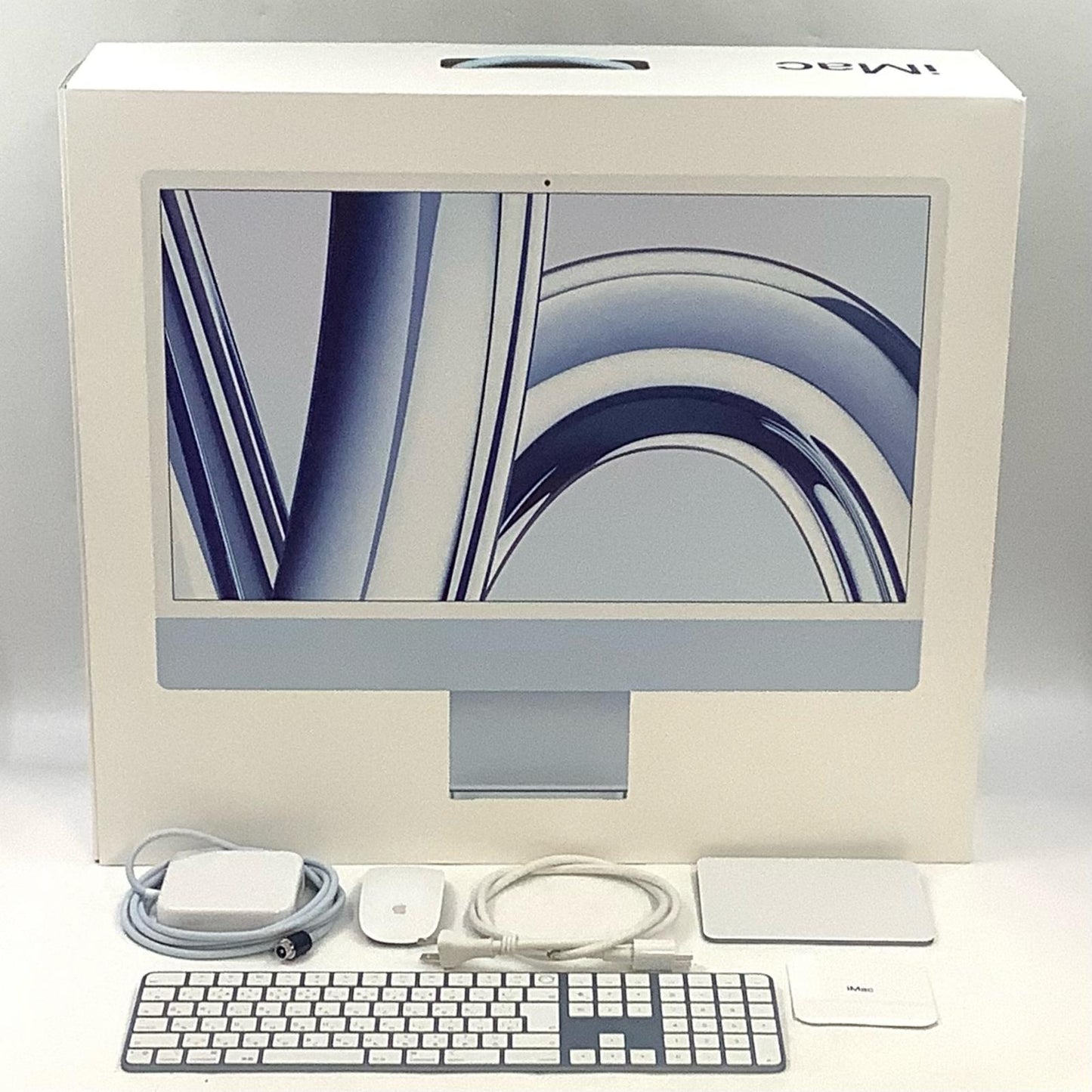 【全額返金保証】【最速発送】Apple iMac 24インチ Apple M3 24GB 1TB ブルー 美品 動作確認済