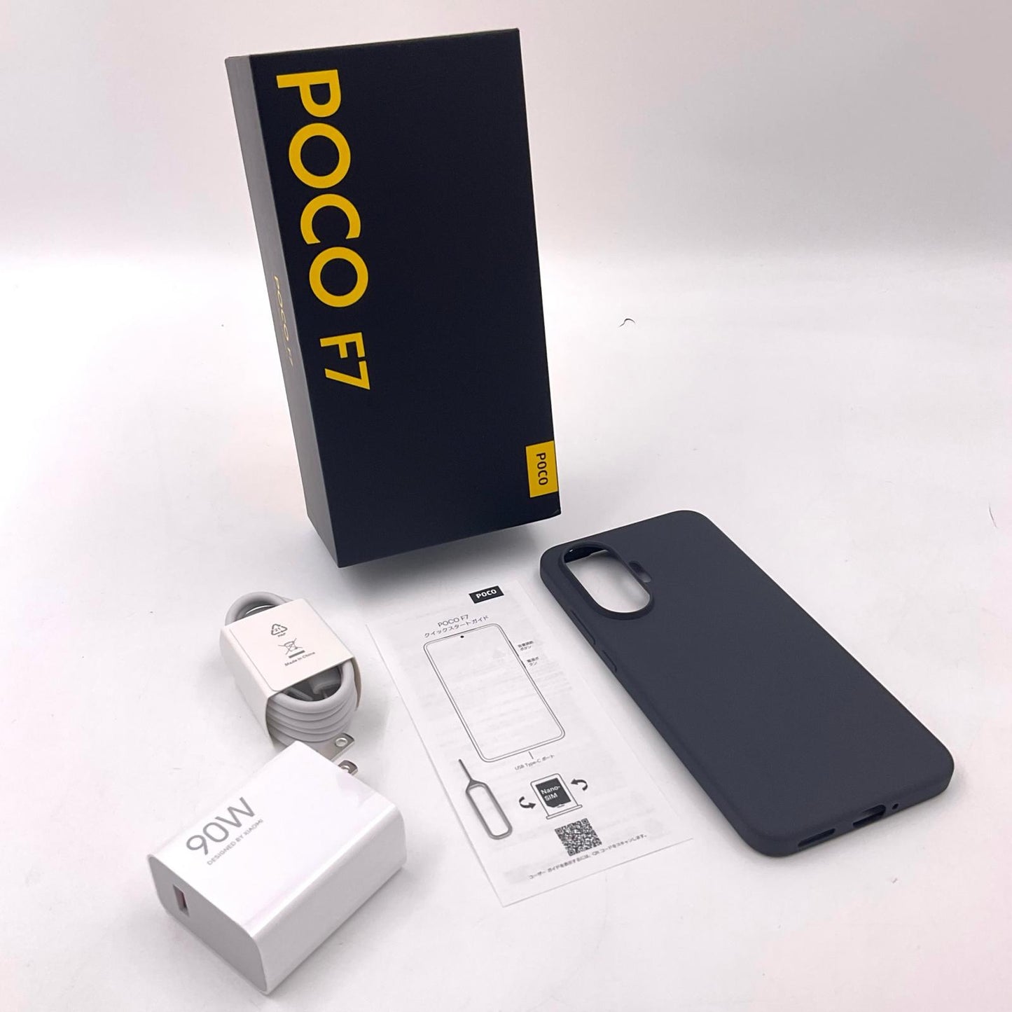 【全額返金保証】【最速発送】Xiaomi POCO F7 256GB シルバー SIMフリー 25053PC47G 白ロム 超美品 動作確認済