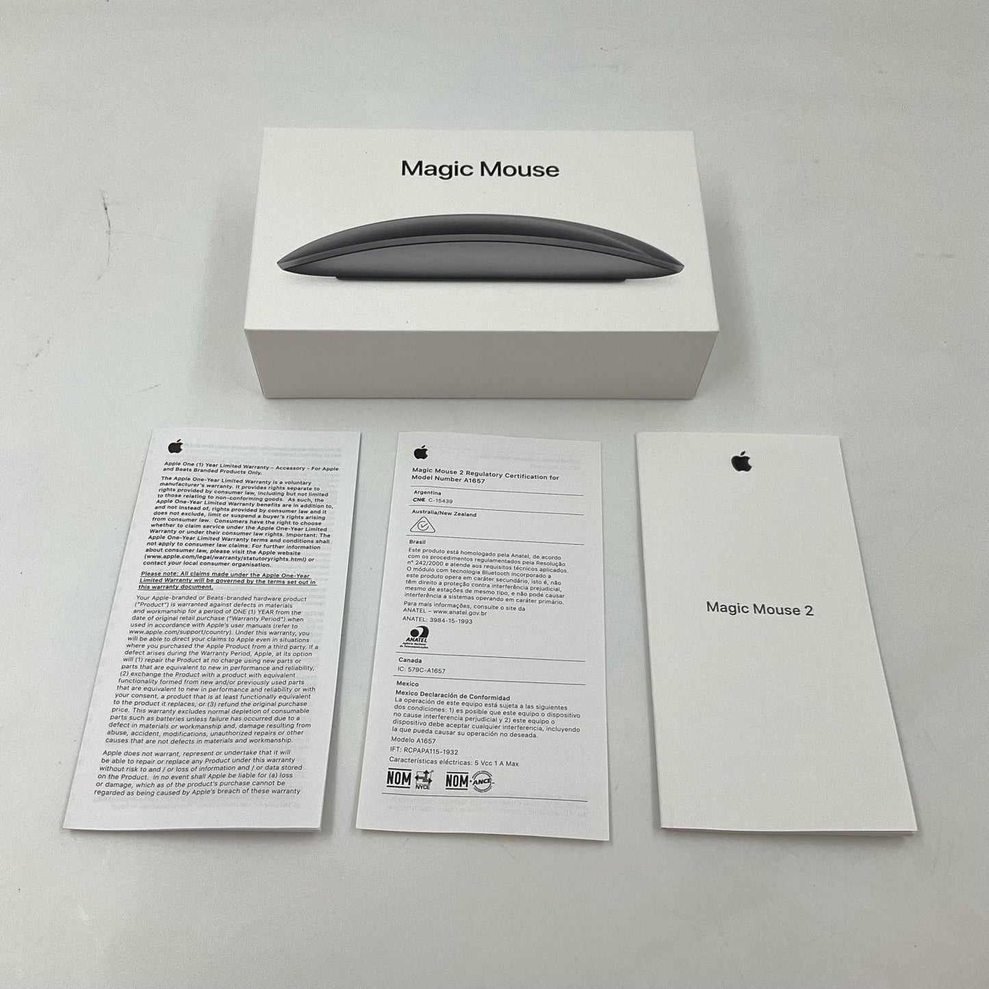 【全額返金保証】【最速発送】Apple Magic Mouse 2 MRME2J/A 美品 動作確認済
