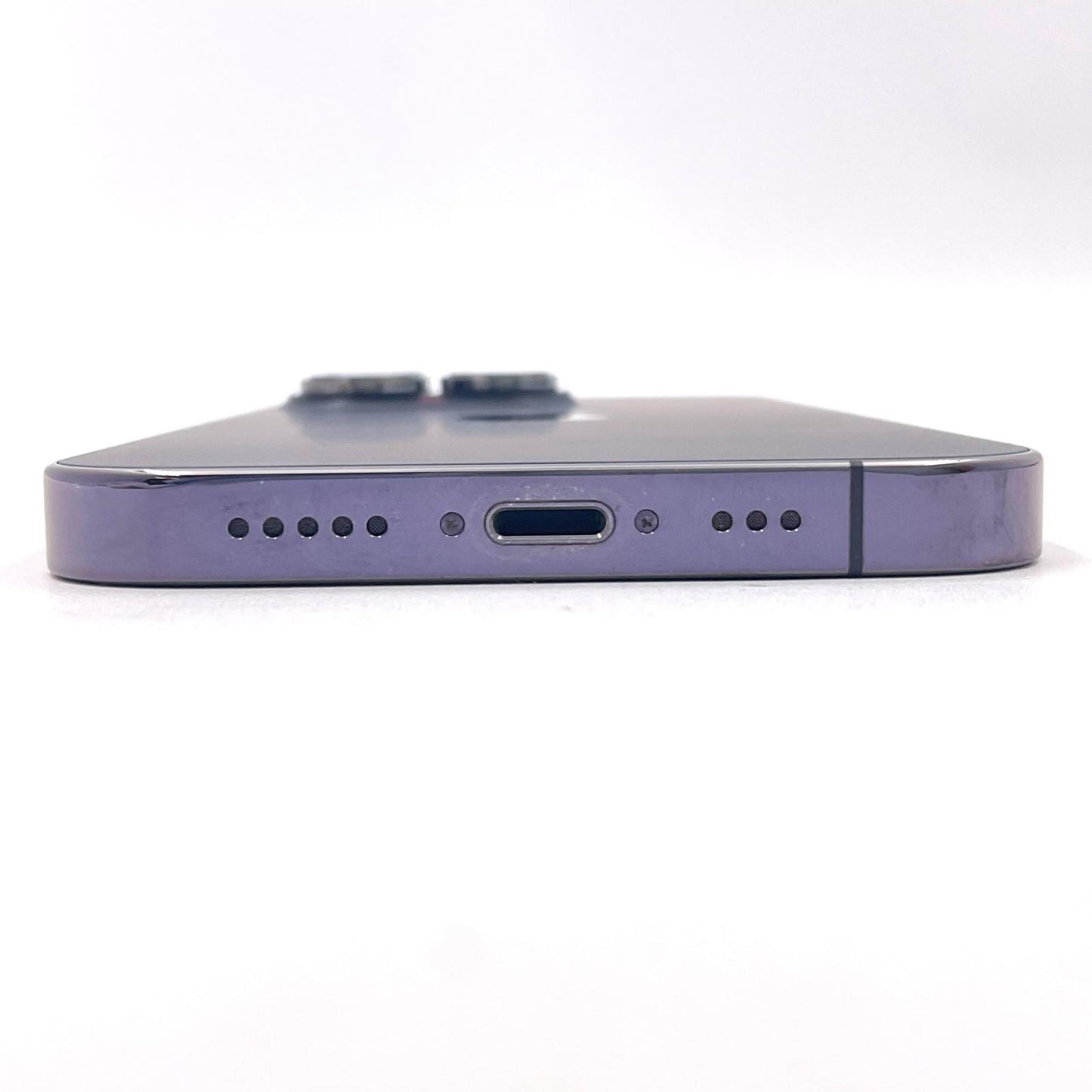 【全額返金保証】【最速発送】Apple iPhone iPhone Pro 14 256GB ディープパープル Softbank 白ロム 美品 動作確認済 80%