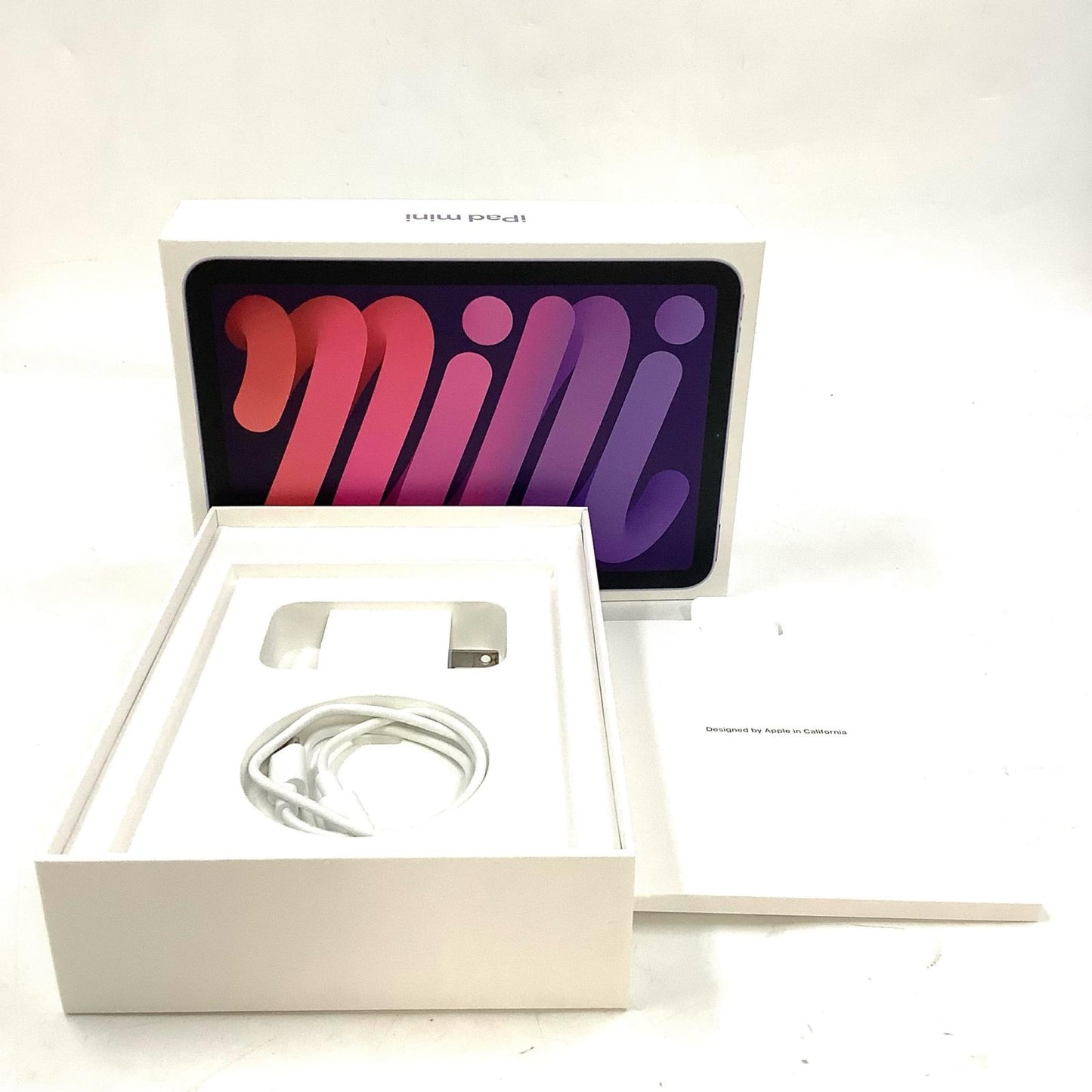 【全額返金保証】【最速発送】Apple iPad mini 8.3インチ 第6世代 256GB パープル WiFi+Cellular Softbank 白ロム 美品 動作確認済