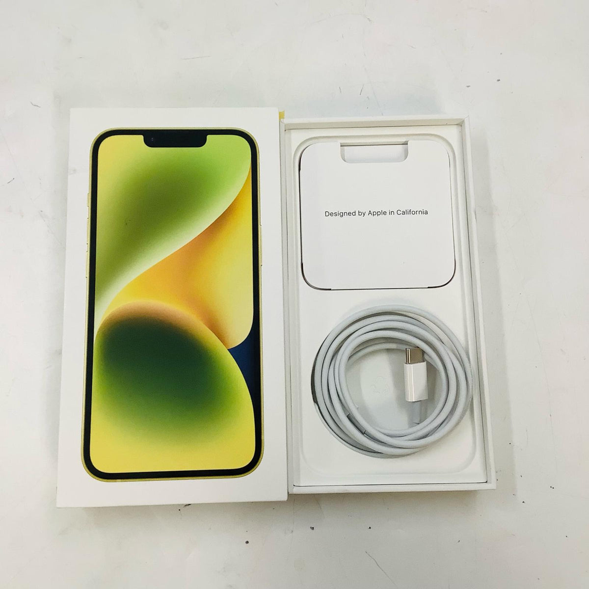 【全額返金保証】【最速発送】Apple iPhone iPhone 14 128GB イエロー SIMフリー 白ロム 超美品 動作確認済 100%