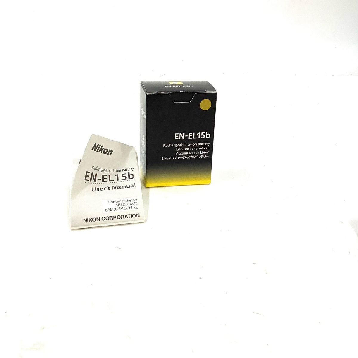 【全額返金保証】【最速発送】Nikon Li-ionリチャージャブルバッテリー EN-EL15b 美品 動作確認済