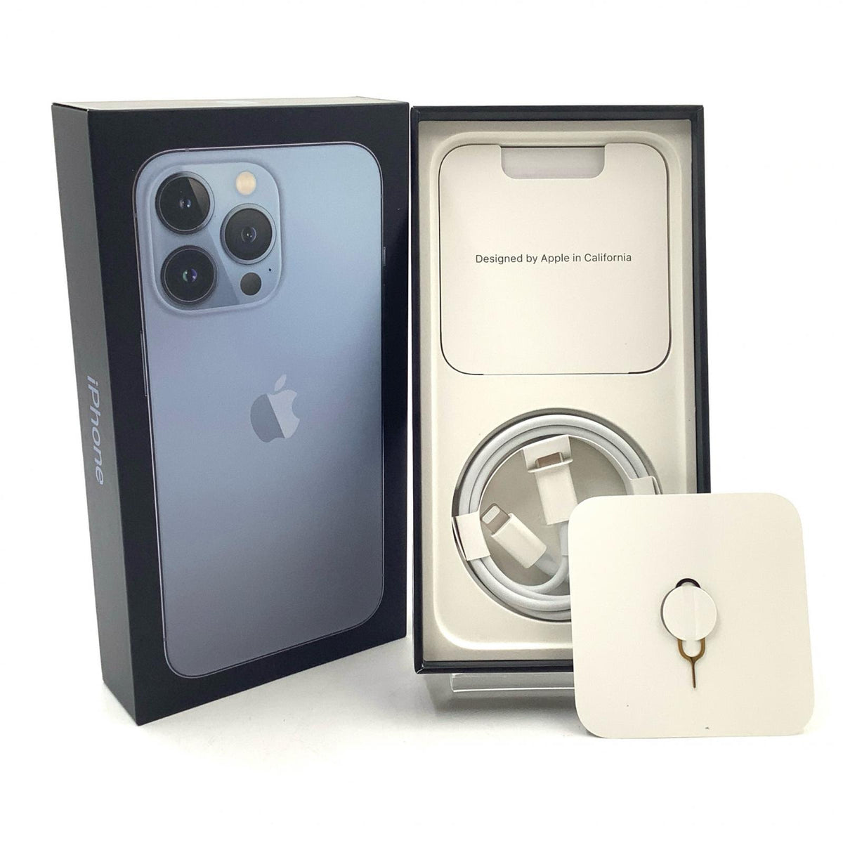 【全額返金保証】【最速発送】Apple iPhone iPhone 13 Pro 256GB シエラブルー docomo 白ロム 動作確認済 100%