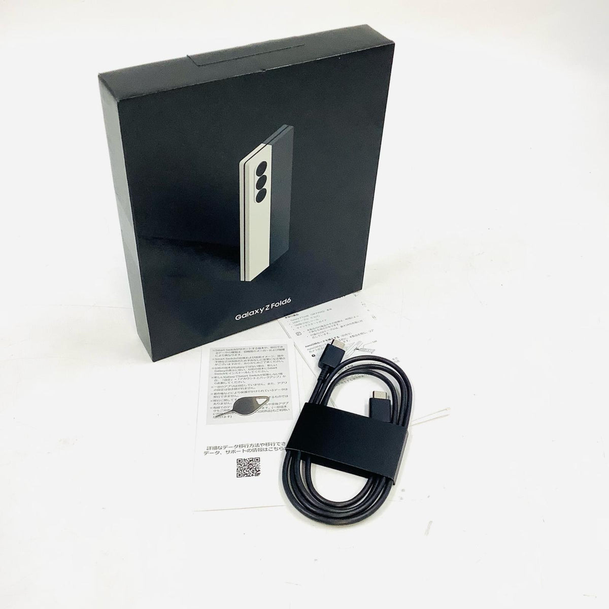 【最速発送】SAMSUNG Galaxy Z Fold6 256GB クラフテッドブラック SIMフリー SM-F956Q 白ロム【難有】