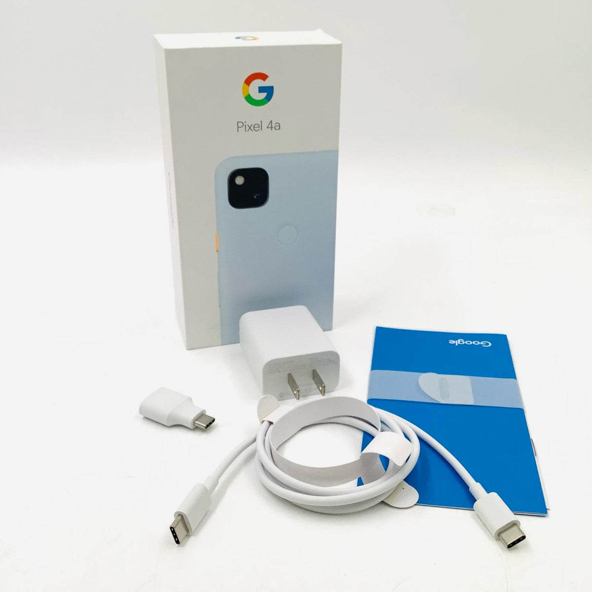 【全額返金保証】【最速発送】Google Pixel 4a 128GB Barely Blue Softbank G025M 白ロム 美品 動作確認済