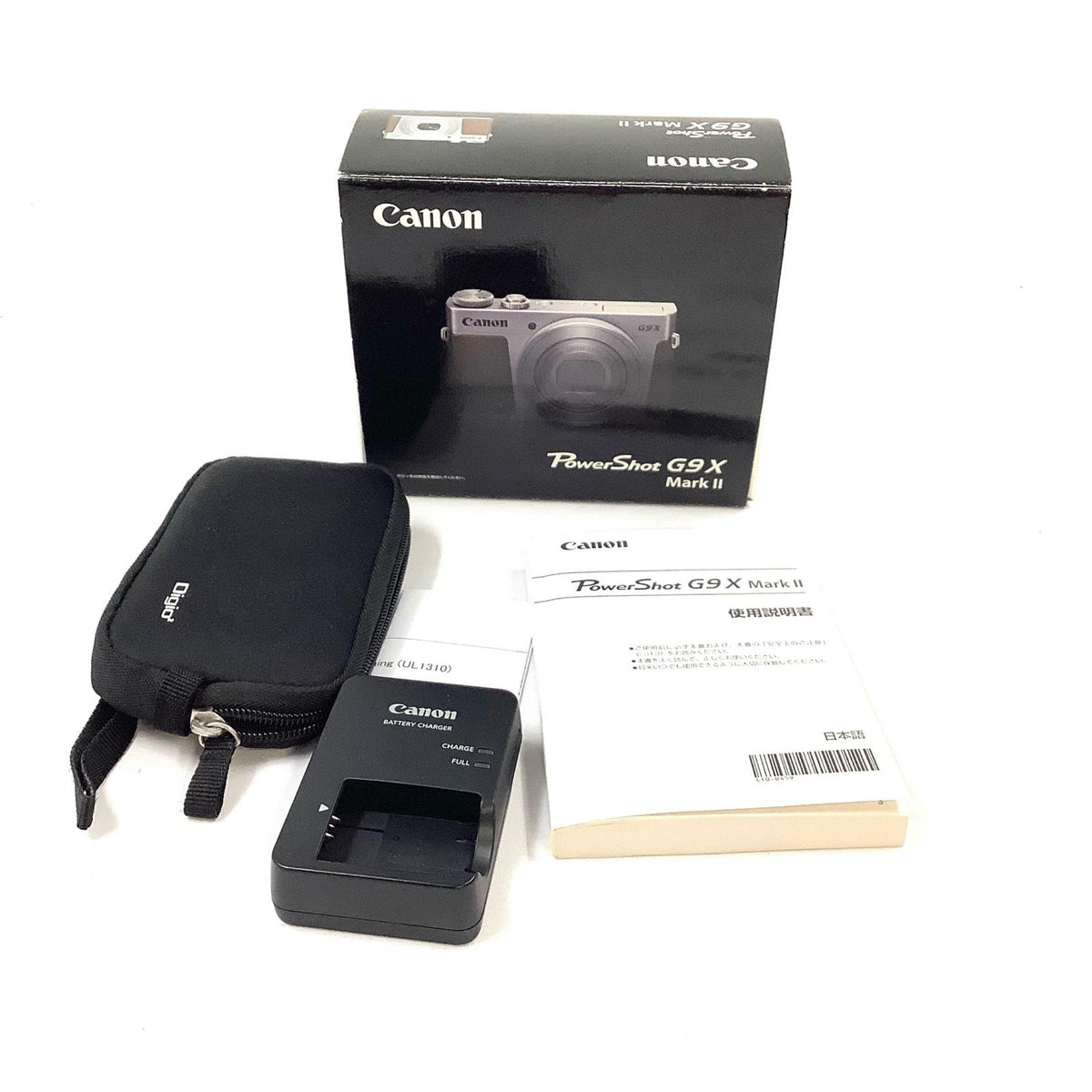 【全額返金保証】【最速発送】Canon コンパクトデジタルカメラ PowerShot G9 X Mark II シルバー 超美品 動作確認済