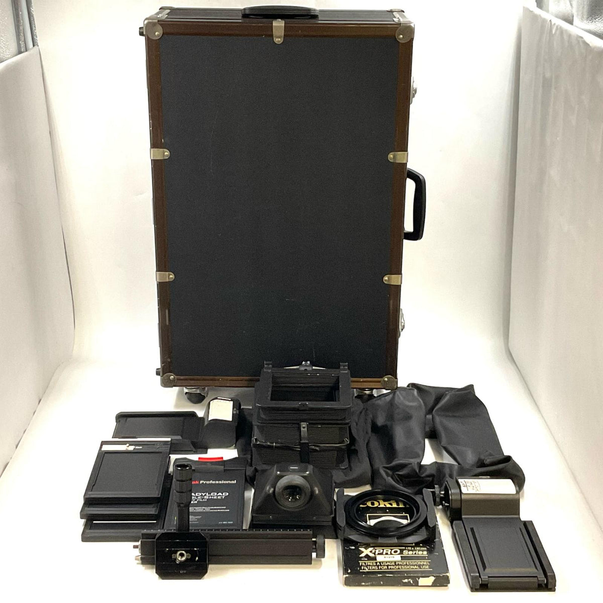 【全額返金保証】【最速発送】CAMBO カンボ 4×5 大判カメラ 蛇腹 動作確認済