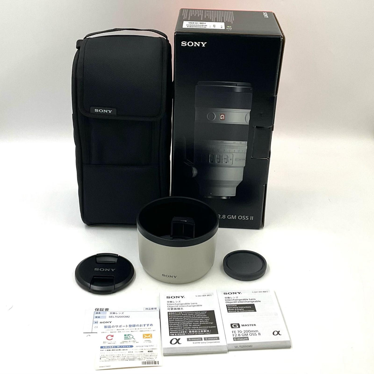 【全額返金保証】【最速発送】Sony FE 70-200mm F2.8 GM OSS II SEL70200GM2 超美品 動作確認済