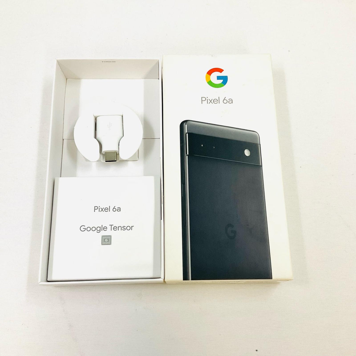 【最速発送】Google Pixel 6a 128GB Charcoal Softbank GB17L 白ロム【難有】