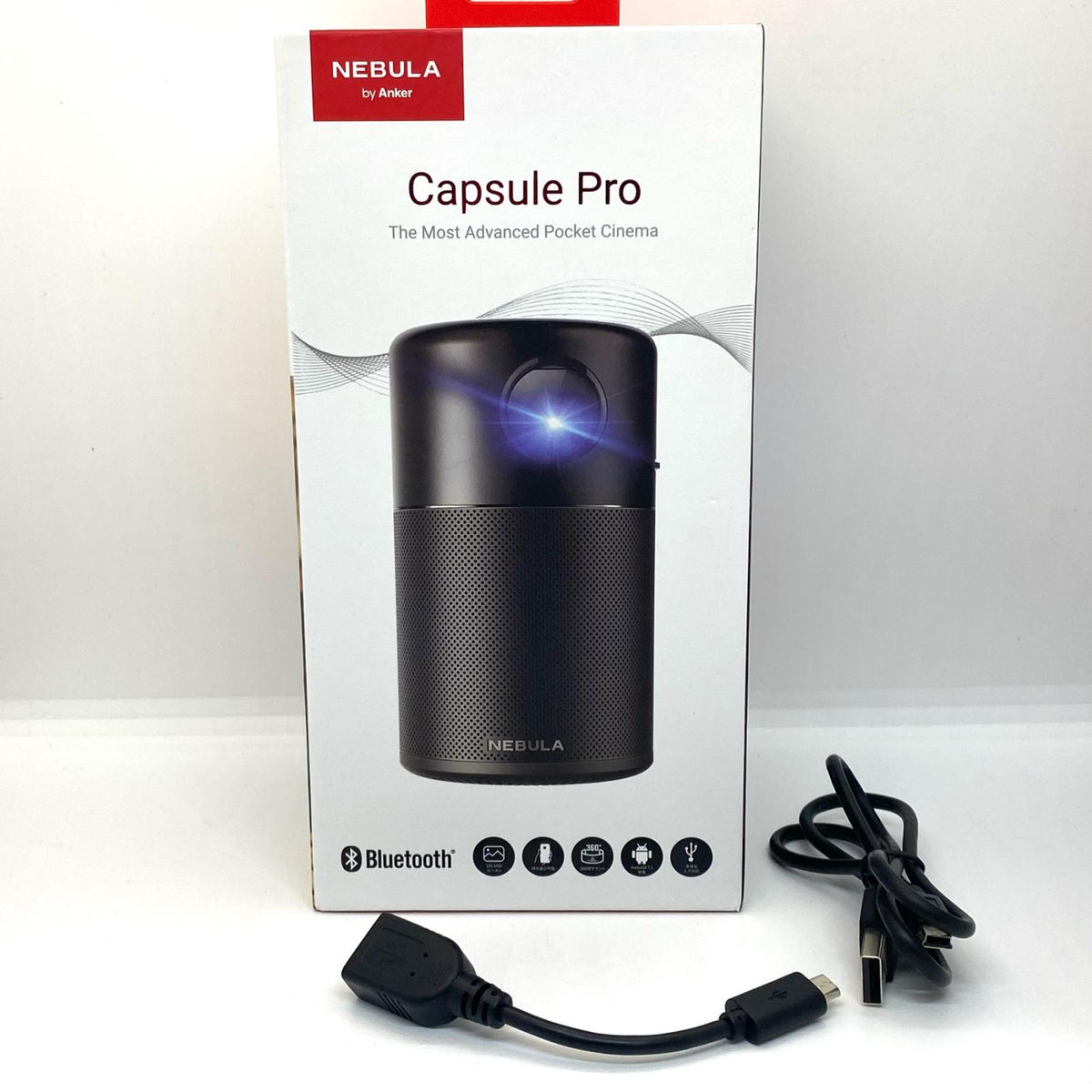 【全額返金保証】【最速発送】NEBULA Anker Capsule Pro D4111 美品 動作確認済