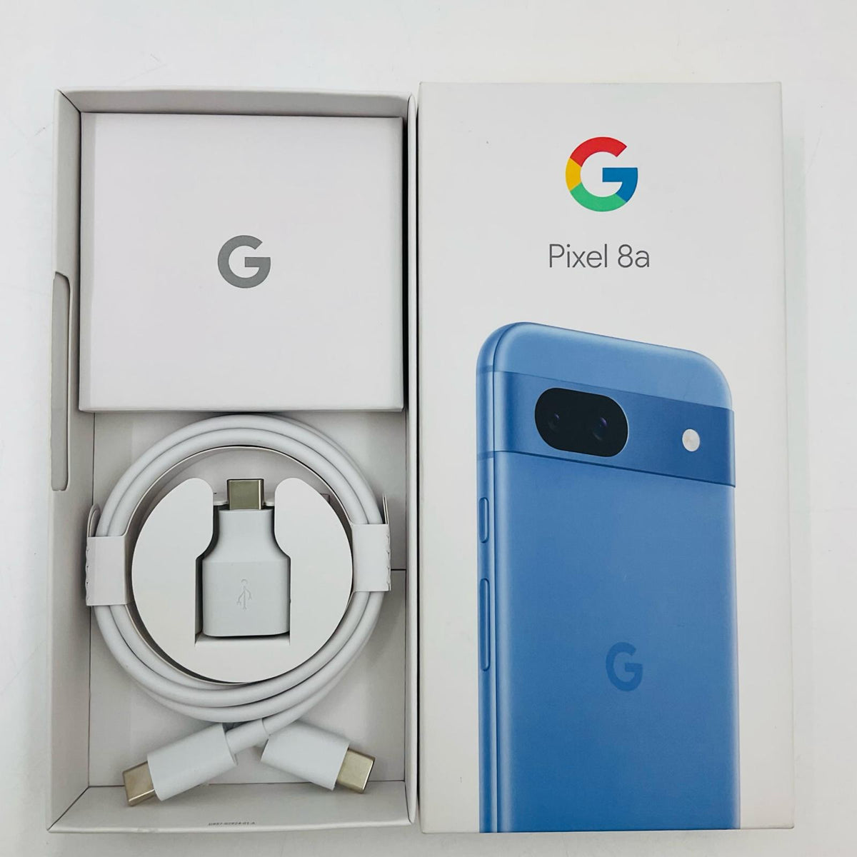【全額返金保証】【最速発送】Google Pixel 8a 128GB ベイ Softbank SIMフリー G576D 白ロム 美品 動作確認済