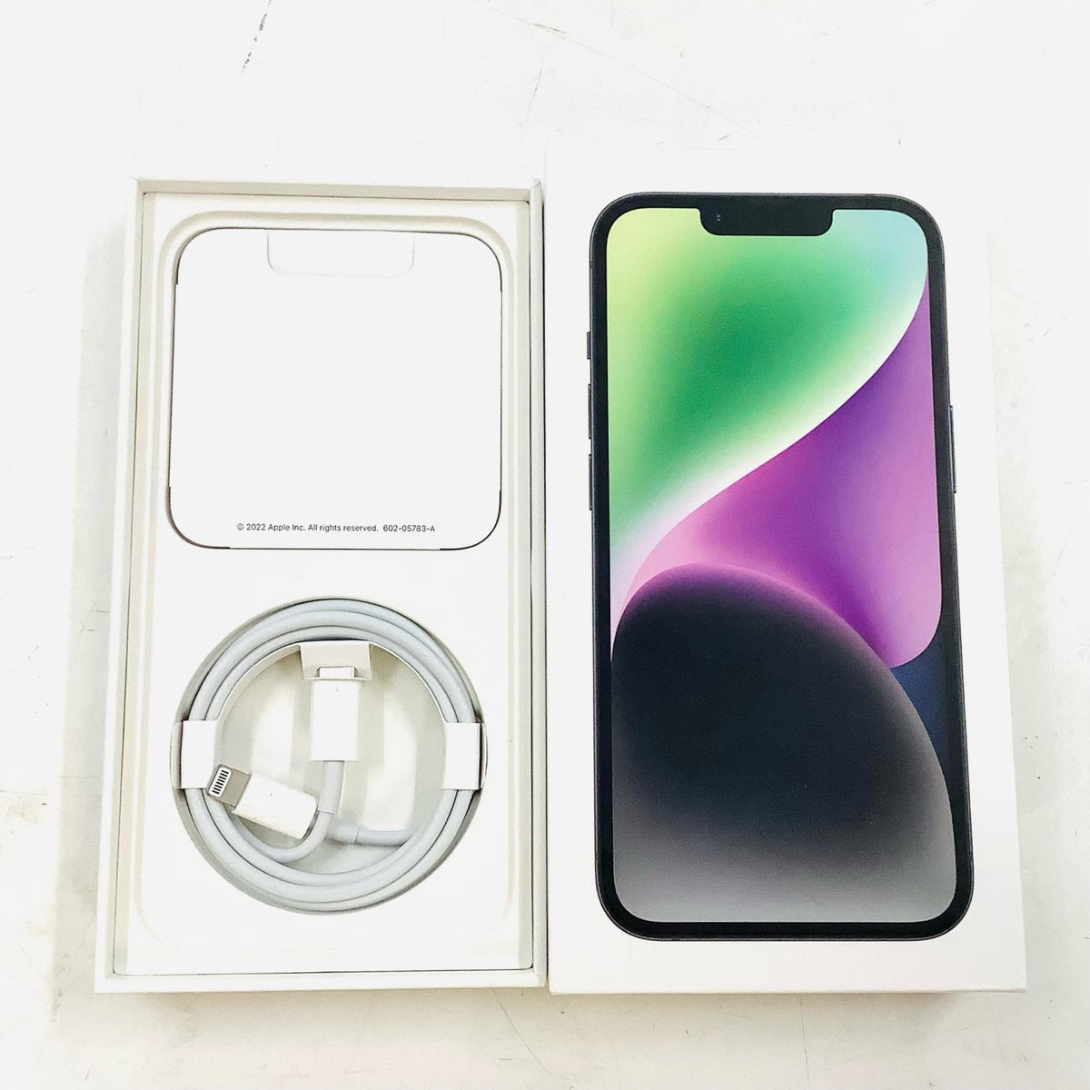 【全額返金保証】【最速発送】Apple iPhone iPhone 14 128GB ミッドナイト Softbank SIMフリー 白ロム 美品 動作確認済 86%