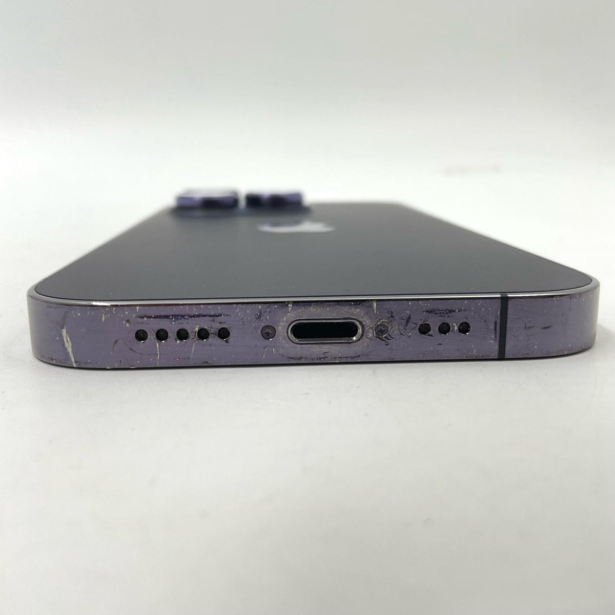 【全額返金保証】【最速発送】Apple iPhone iPhone 14 Pro 256GB ディープパープル Softbank SIMフリー 白ロム 動作確認済 79%