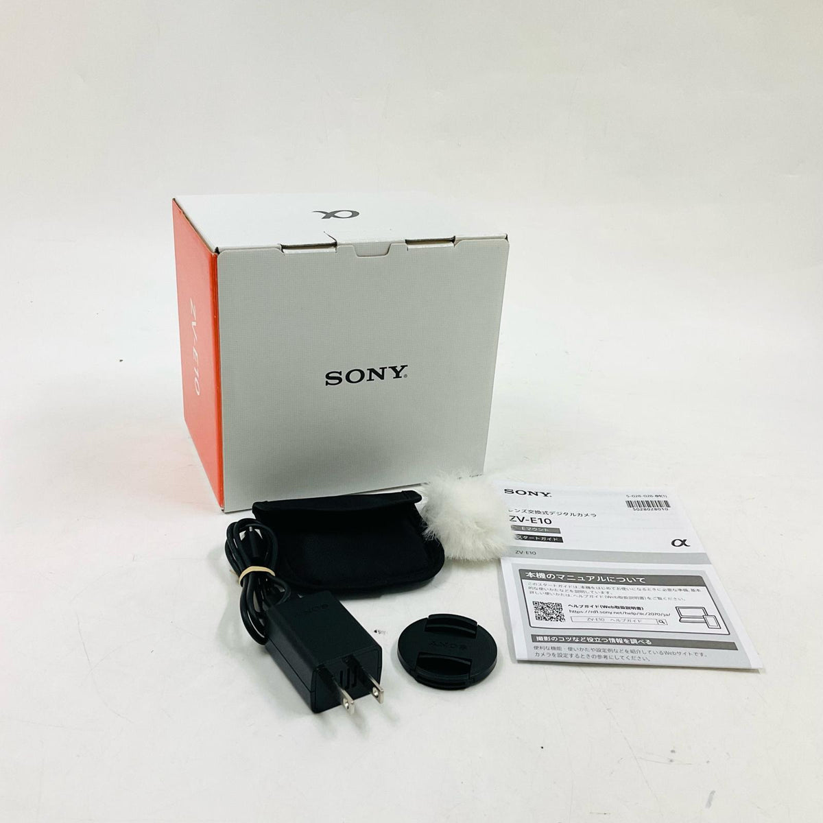 【全額返金保証】【最速発送】Sony デジタル一眼 VLOGCAM ZV-E10K パワーズームレンズキット ホワイト 美品 動作確認済
