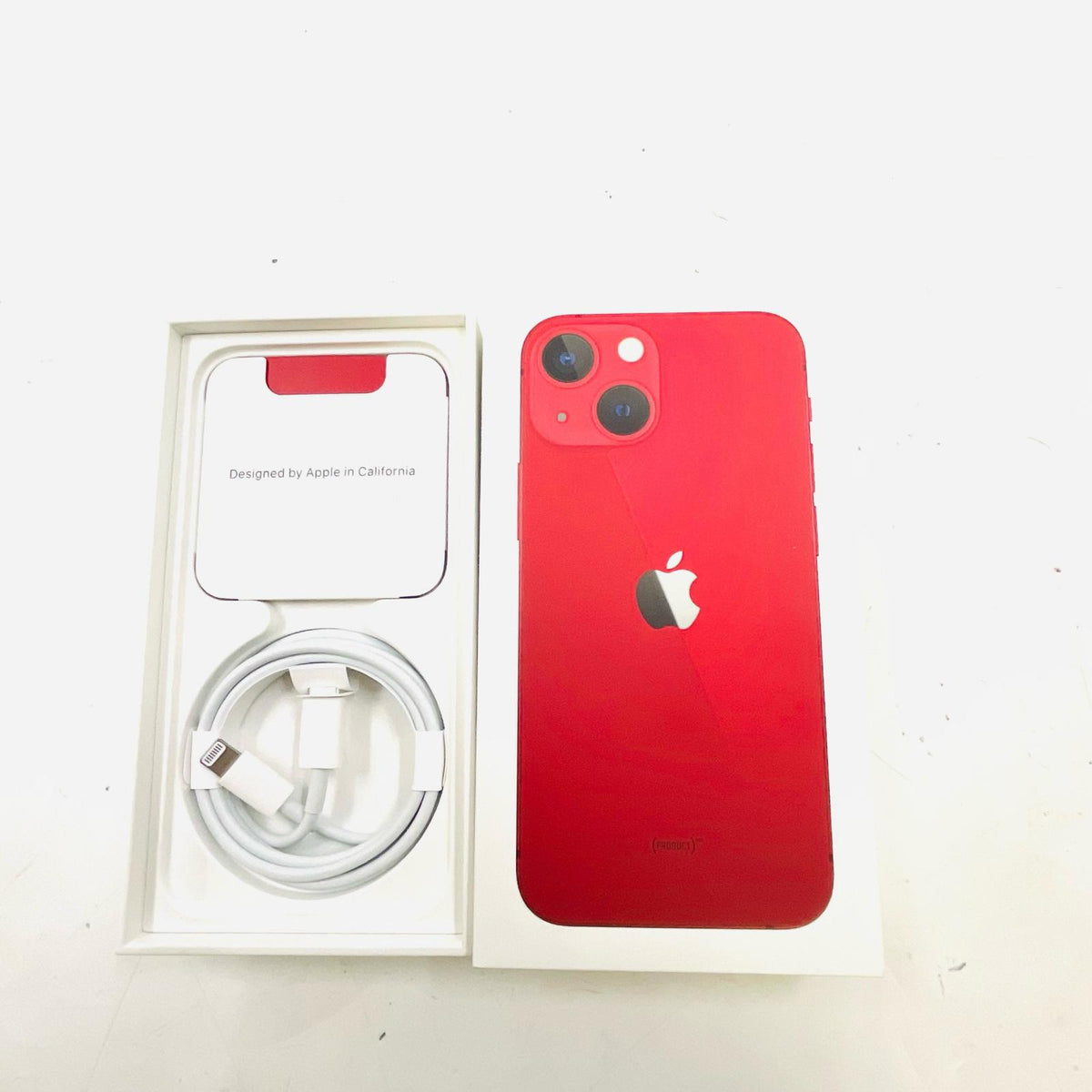 【全額返金保証】【最速発送】Apple iPhone iPhone 13 mini 256GB (PRODUCT)RED SIMフリー 白ロム 動作確認済 88%