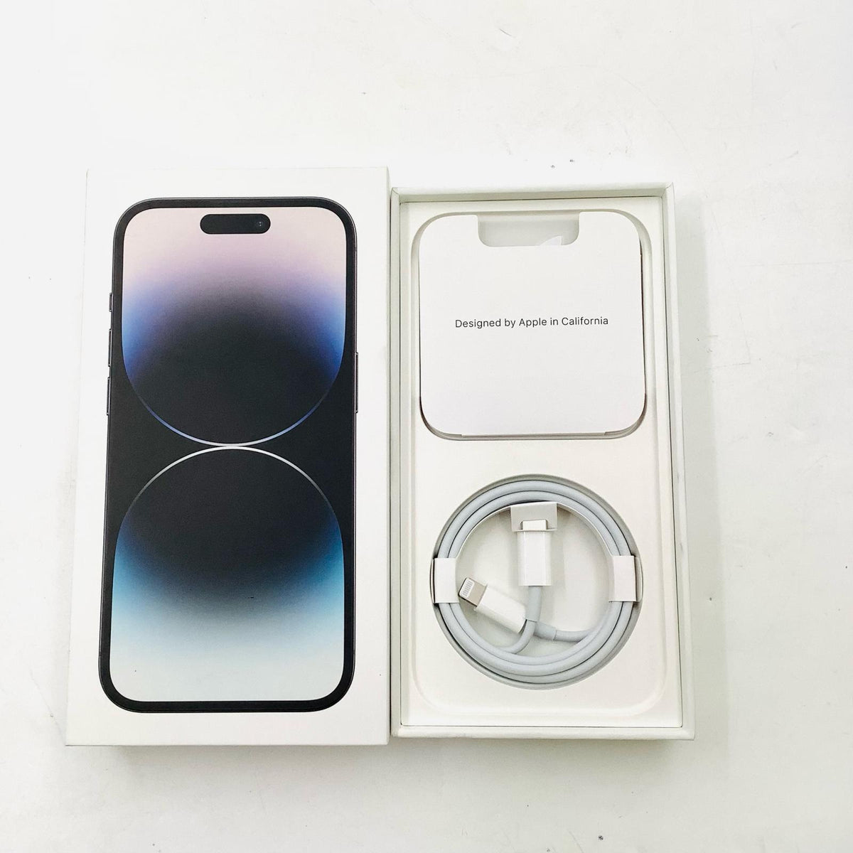 【全額返金保証】【最速発送】Apple iPhone iPhone 14 Pro 128GB スペースブラック docomo SIMフリー 白ロム 動作確認済 79%