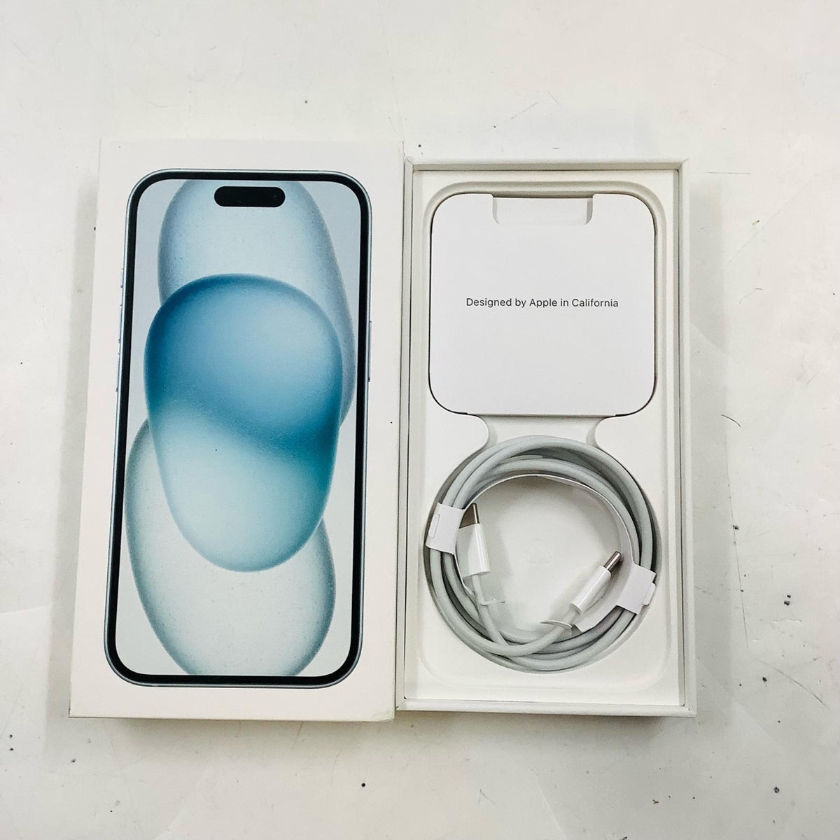 【全額返金保証】【最速発送】Apple iPhone iPhone 15 256GB ブルー SIMフリー 白ロム 美品 動作確認済 89%