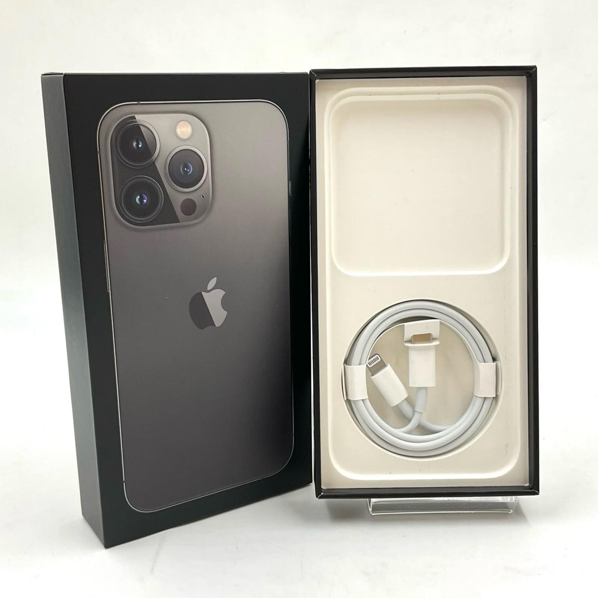 【全額返金保証】【最速発送】Apple iPhone iPhone 13 Pro 128GB グラファイト SIMフリー 白ロム 動作確認済 77%