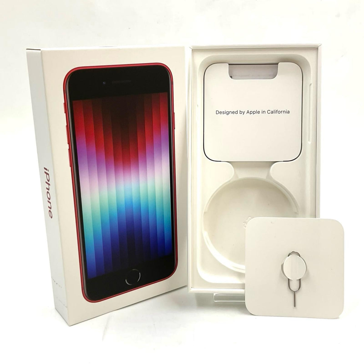 【全額返金保証】【最速発送】Apple iPhone iPhone SE (3rd generation) 128GB (PRODUCT)RED docomo SIMフリー 白ロム 美品 動作確認済 86%