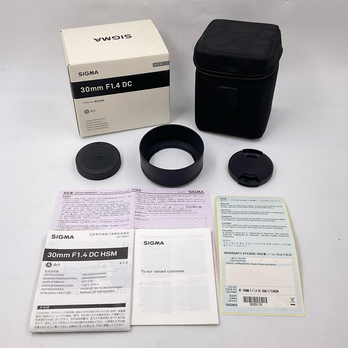 【全額返金保証】【最速発送】SIGMA 30mm F1.4 DC HSM Art 美品 動作確認済