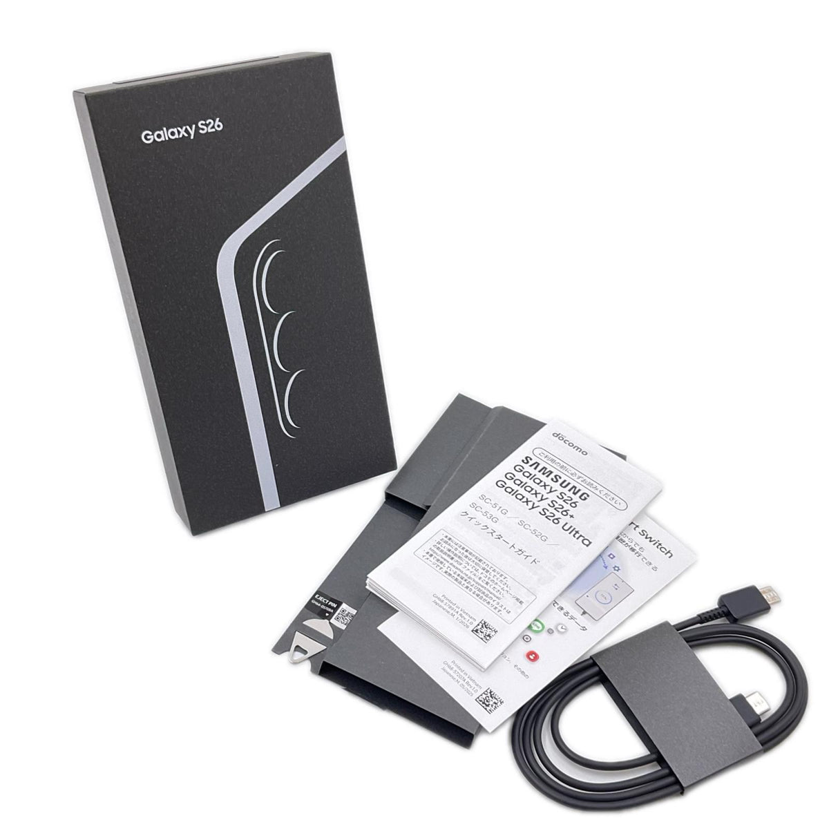 【全額返金保証】【最速発送】SAMSUNG Galaxy S26 256GB ブラック docomo SIMフリー SC-51G 白ロム 超美品 動作確認済