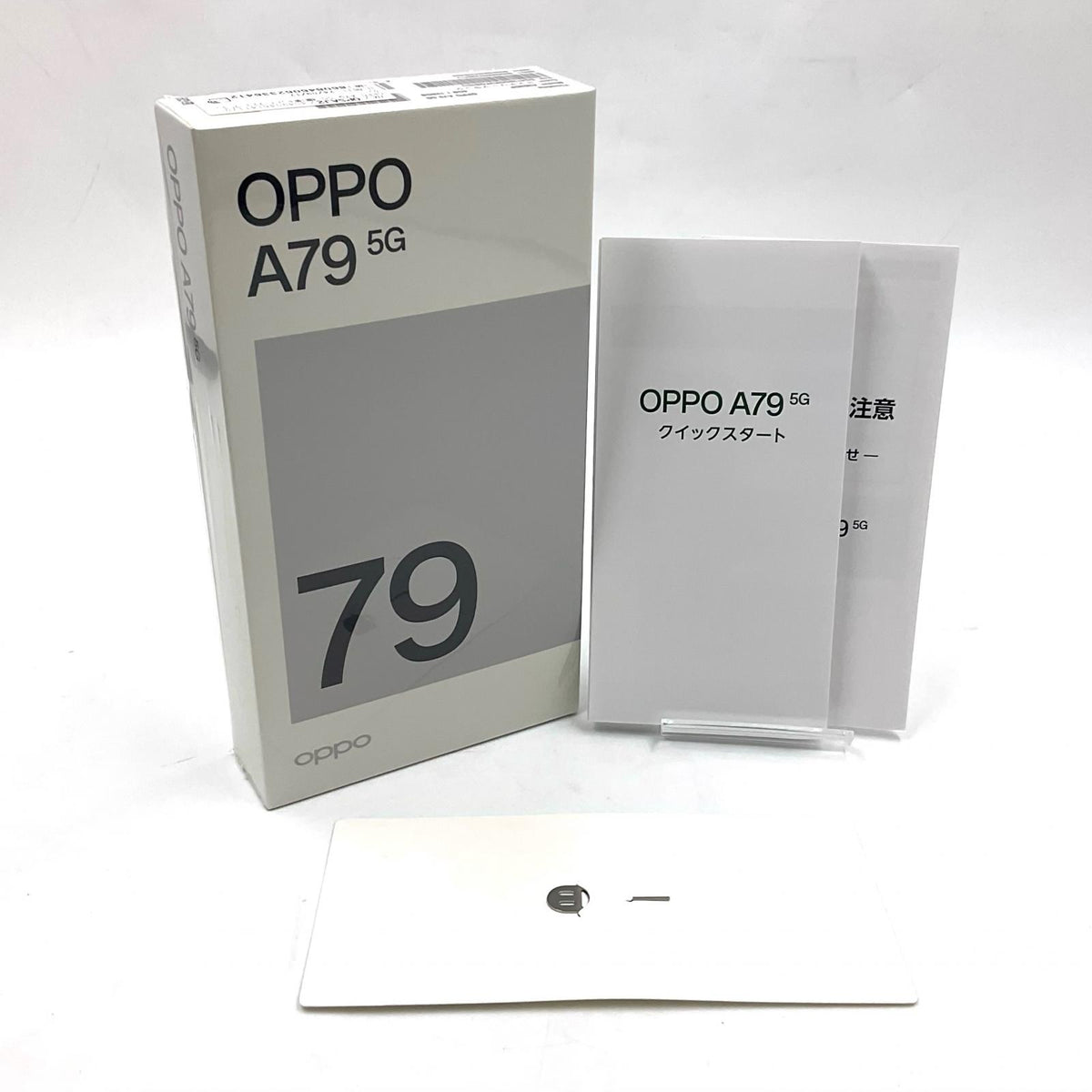 【全額返金保証】【最速発送】OPPO A 79 5G 128GB ミステリーブラック Softbank A303OP 白ロム 動作確認済