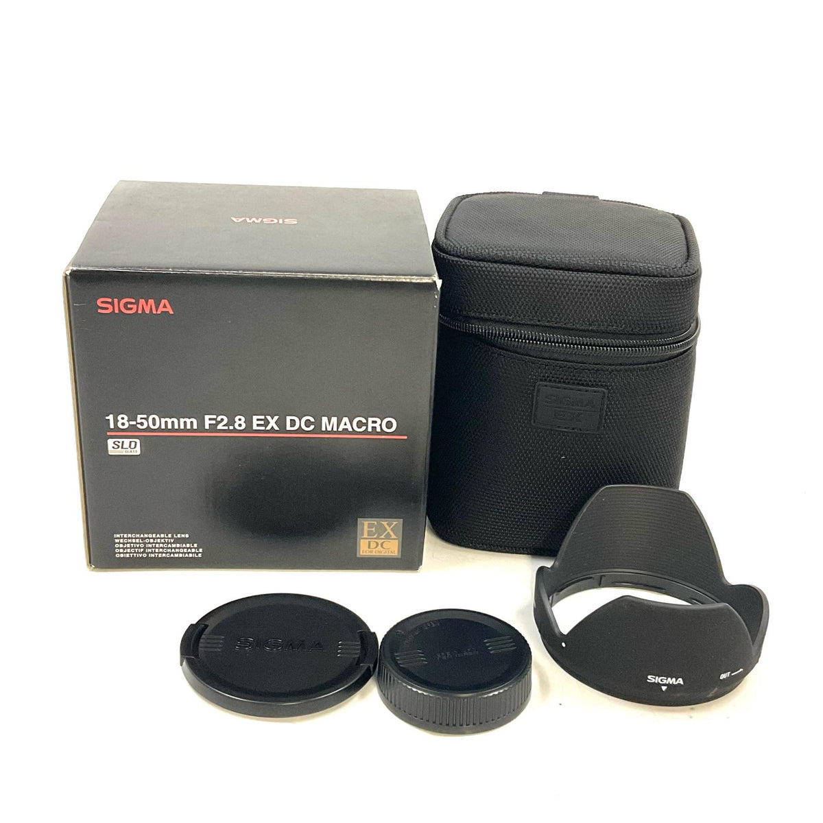 【最速発送】SIGMA 18-50mm F2.8 EX DC MACRO【難有】