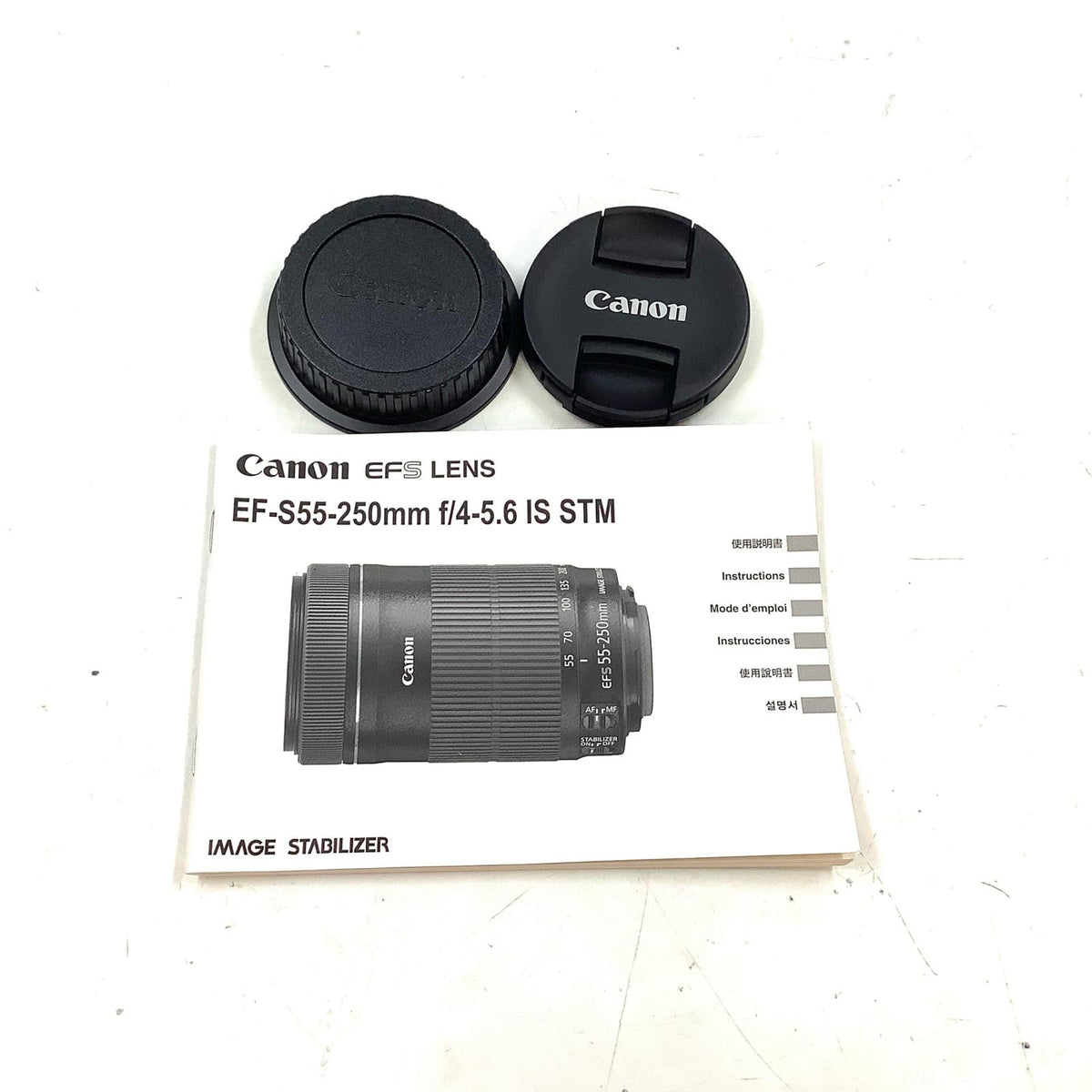 【全額返金保証】【最速発送】Canon EF-S55-250mm F4-5.6 IS STM 美品 動作確認済