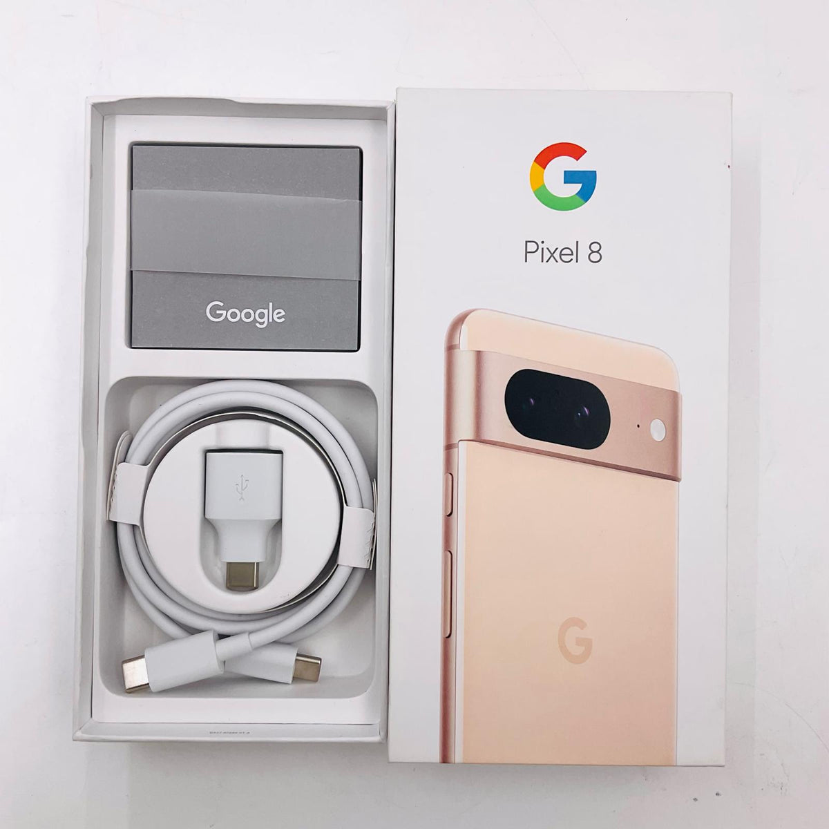 【全額返金保証】【最速発送】Google Pixel 8 128GB Rose SIMフリー GZPF0 白ロム 美品 動作確認済