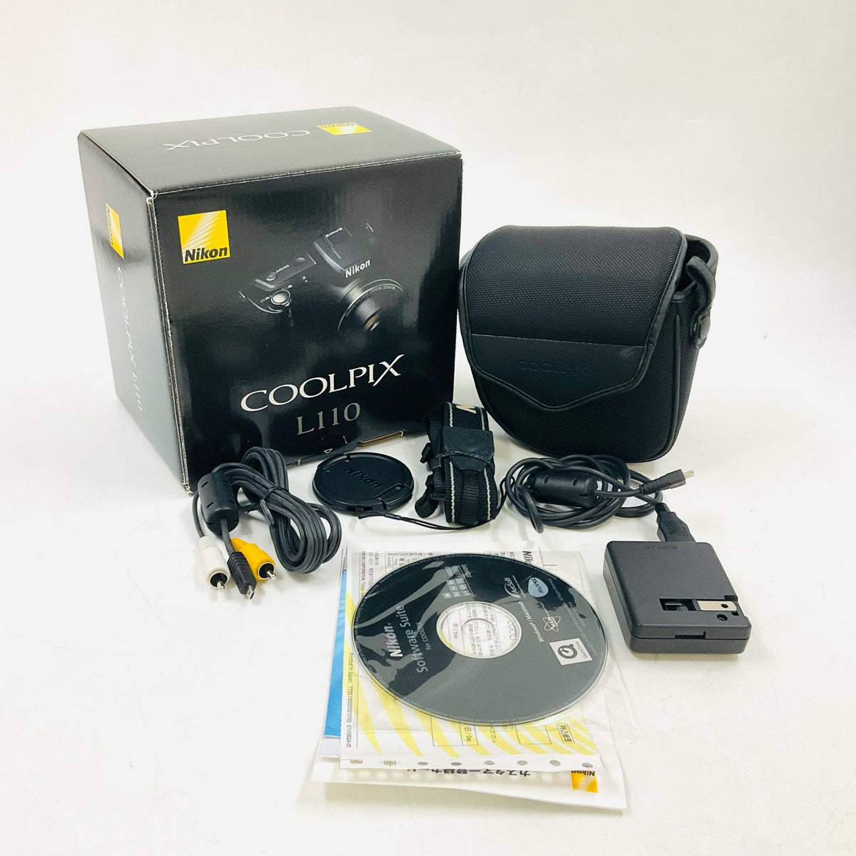 【全額返金保証】【最速発送】Nikon コンパクトデジタルカメラ COOLPIX L110 美品 動作確認済