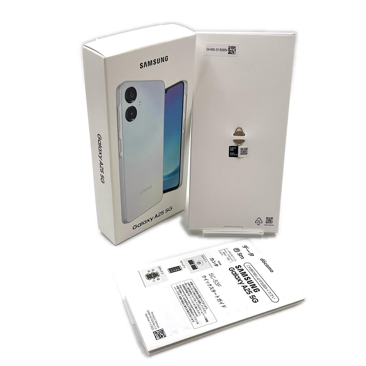 【全額返金保証】【最速発送】SAMSUNG Galaxy A25 5G 64GB ライトブルー docomo SIMフリー SC-53F 白ロム 超美品 動作確認済
