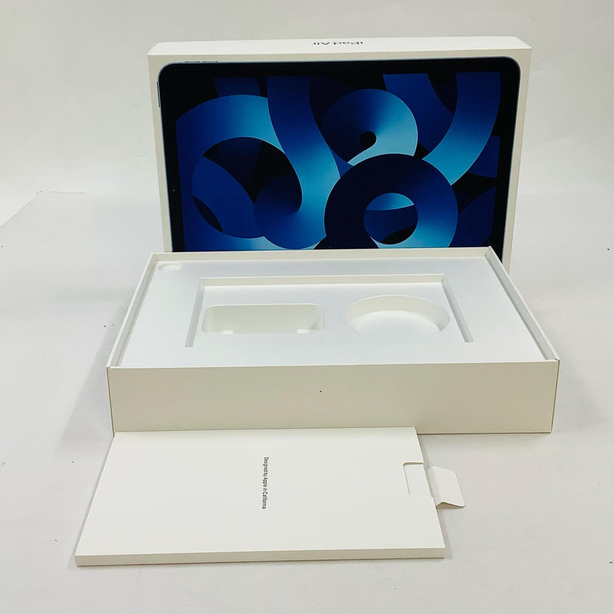 【全額返金保証】【最速発送】Apple iPad Air 10.9インチ 第5世代 256GB ブルー WiFi+Cellular Softbank SIMフリー 白ロム 動作確認済