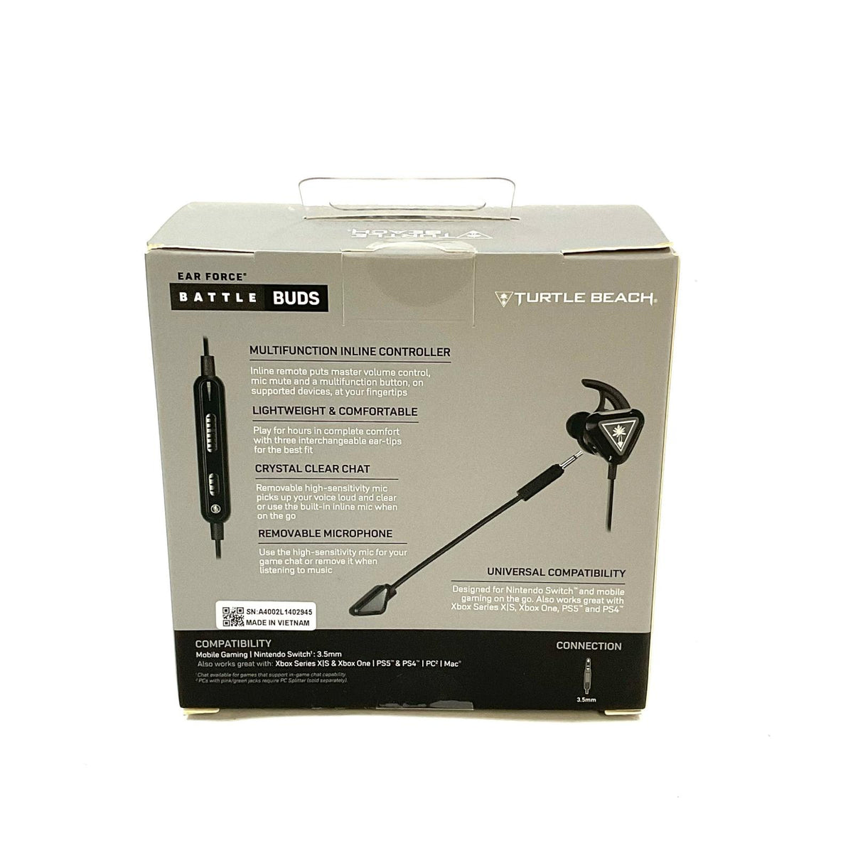 【全額返金保証】【最速発送】TURTLEBEACH BATTLE BUDS TBS-4002-01 新品未開封 即納OK