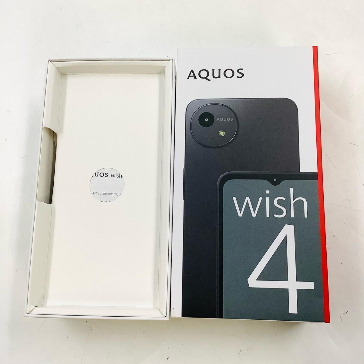 【全額返金保証】【最速発送】SHARP AQUOS Wish4 64GB ブラック Softbank SIMフリー A403SH 白ロム 超美品 動作確認済